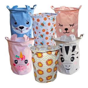Cesto Organizador Multiuso Com Alça Dobrável Para Brinquedo E Roupa Suja - Oferta na Shopee
