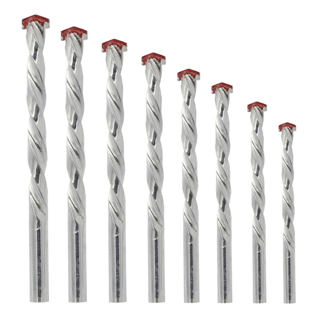 Kit 8 Brocas Uso Concreto E Paredes 3, 4, 5, 6, 7, 8, 9, 10 Kit 8 Brocas Uso Concreto E Paredes 3