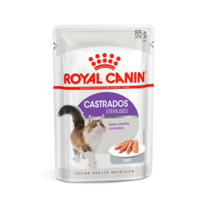 Royal Canin CX 12un Ração Úmida Sachê Paté Gato Castrado 85g - Oferta na Shopee