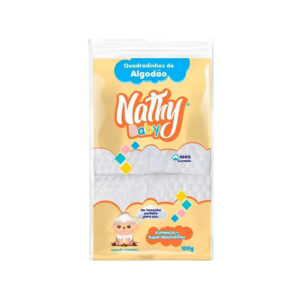 Algodão Quadradinho Baby da Nathy - 100g - Oferta na Shopee