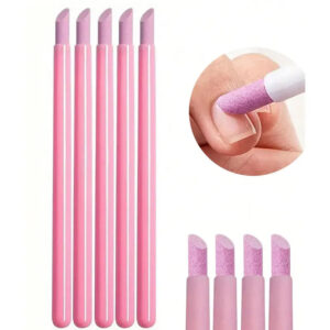 5 Pçs Pedra Lixar Arquivo De Unhas Caneta Quartzo Removedor Cutícula Trimmer Buffer Pedicure Pele Morta Lavável Manicure - Oferta na Shopee
