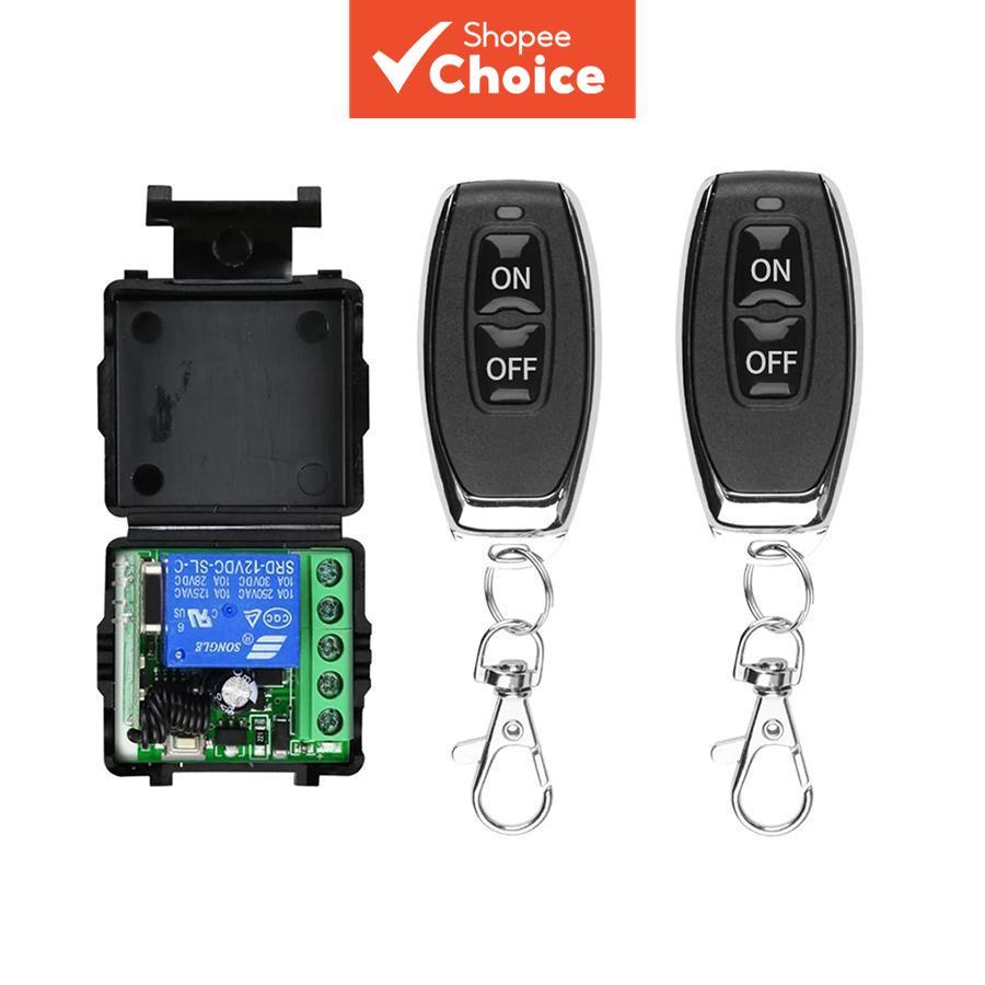 Interruptor De Portão Inteligente Universal 433MHz DC 12V 10A Mini Módulo Receptor De Relé Interruptor De Portão Inteligente Universal 433MHz DC 12V 10A Mini Módulo Receptor De Relé - Oferta na Shopee