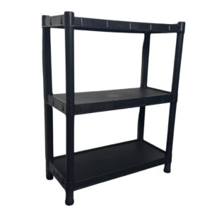 Estante Prateleira Modular Multiuso Organizadora Plástico Com 3 Prateleiras Reforçado - COM PEZINHOS - Oferta na Shopee