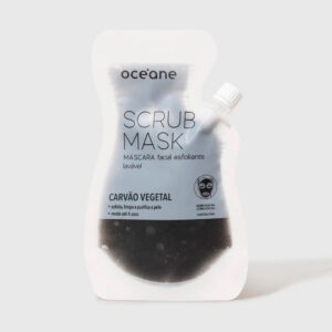 Máscara Facial Esfoliante de Carvão Vegetal  4 Usos  - Scrub Mask 35ml - Oferta na Shopee