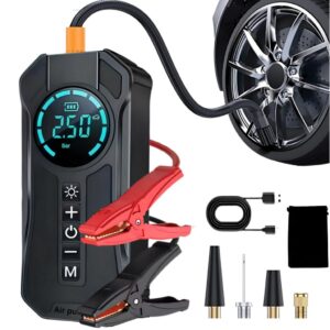 Compressor de Ar Portátil Digital Recarregável Inflador Pneu Carro Moto Bike USB LED - Oferta na Shopee