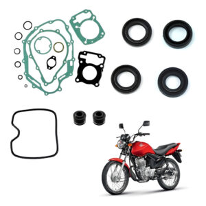 Jogo Kit Juntas + Retentores Motor Fan 125 2009 A 2018 - Oferta na Shopee