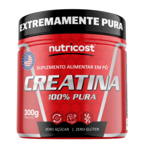 1 Creatina Pura da Nutricost 300g - Melhor preço da Shopee (pt-vermelho) - Oferta na Shopee