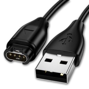 Cabo  Carregamento USB Para Garmin Fenix 3.3FT 7 7S 7X 6 6S 6X 5 5X 5S Plus Vivoactive 3 Forerunner 945 935 245 255 - Oferta na Shopee
