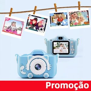 Câmera digital infantil anti-queda com jogos integrados