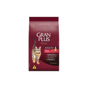 Ração Seca Gran Plus Para Gato Adulto Carne E Arroz 3kg - Oferta na Shopee