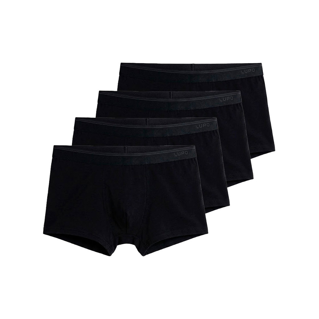 Kit com 4 Cuecas Sunga Lupo 480-003 Kit com 4 Cuecas Sunga Lupo 480-003