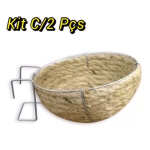 Ninhos Corda Sisal Para Trinca Ferro Sábia C/2 Unidades - Oferta na Shopee