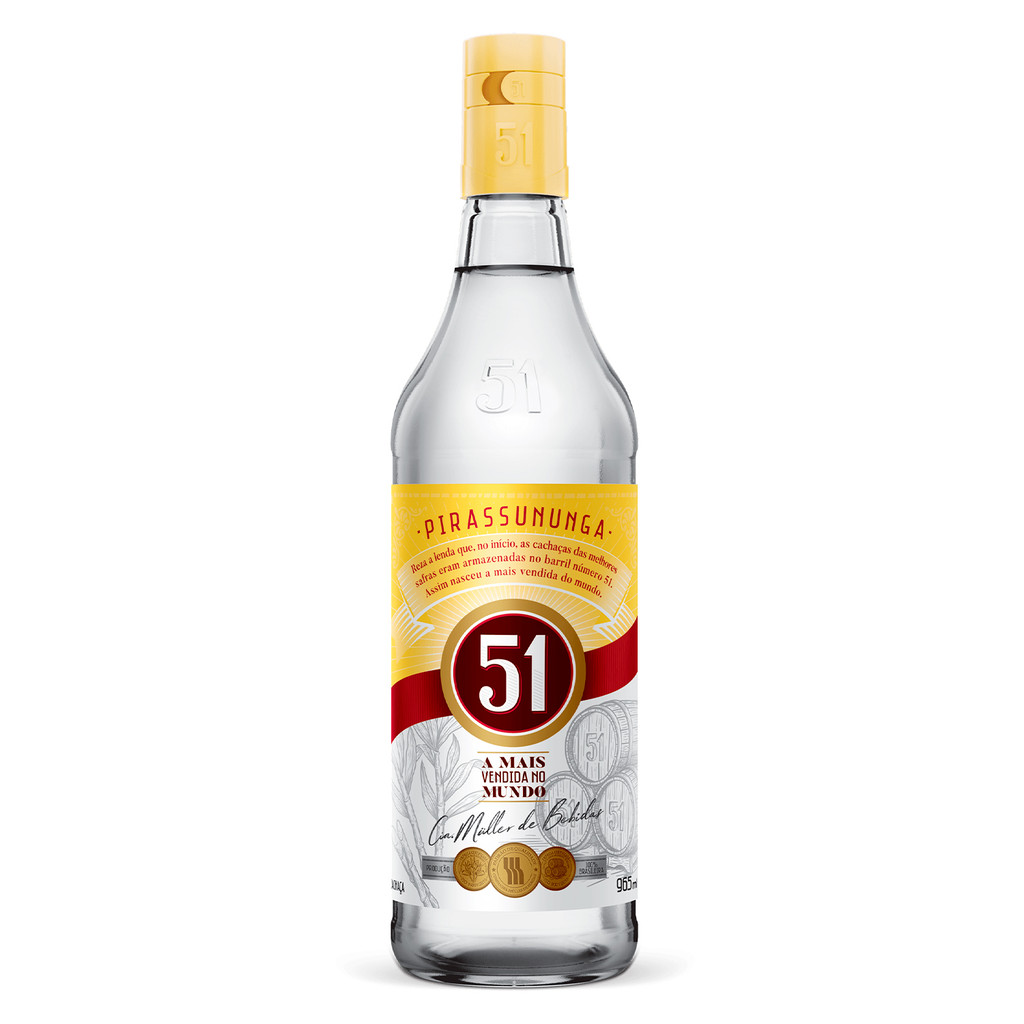 Cachaça Aguardente 51 Garrafa 965ml Cachaça Aguardente 51 Garrafa 965ml - Oferta na Shopee