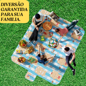 Bolsa Tapete De Piquenique Portátil - Resistente e Impermeável - Oferta na Shopee