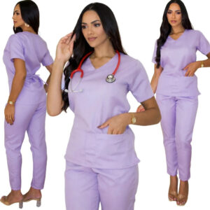 Pijama Hospitala Scrub Conjunto Cirúrgico Uniforme Privativo - Oferta na Shopee