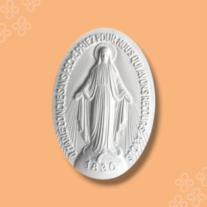 2un | Medalha Nossa Senhora das Graças - 13cm - Oferta na Shopee