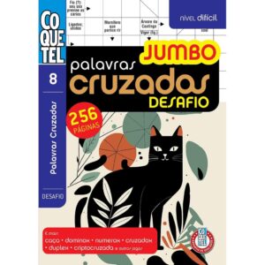 Coquetel | Palavras-Cruzadas Jumbo | Desafio 8 | Nível Difícil - Oferta na Shopee