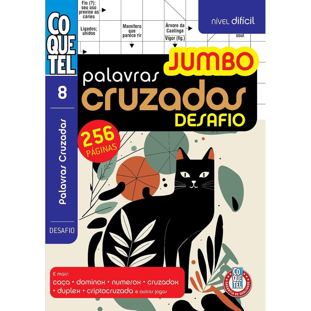 Coquetel | Palavras-Cruzadas Jumbo | Desafio 8 | Nível Difícil Coquetel | Palavras-Cruzadas Jumbo | Desafio 8 | Nível Difícil