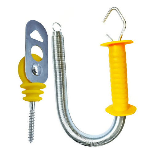 Kit 2 Porteiras 2 Batentes Cerca Elétrica Rural Amarelo Ambientude Kit 2 Porteiras 2 Batentes Cerca Elétrica Rural Amarelo Ambientude - Oferta na Shopee