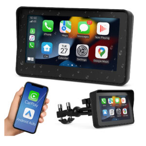 Central Multimídia MP5 para Moto 5” com Bluetooth CarPlay Android Tela Touch À Prova Dágua - Oferta na Shopee