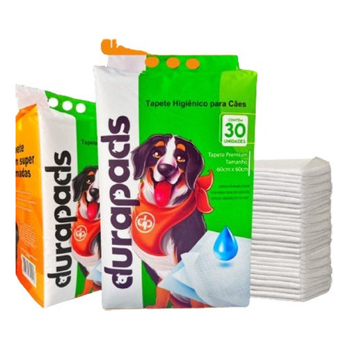 Tapete Higiênico DURAPADS de Gel Descartável com Eliminação de Odor para Cães 60x60 cm Tapete Higiênico DURAPADS de Gel Descartável com Eliminação de Odor para Cães 60x60 cm - Oferta na Shopee
