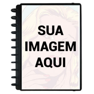 Caderno de Disco Inteligente – Capa Personalizada com Sua Foto ou Imagem – Escolar e Escritório - Oferta na Shopee