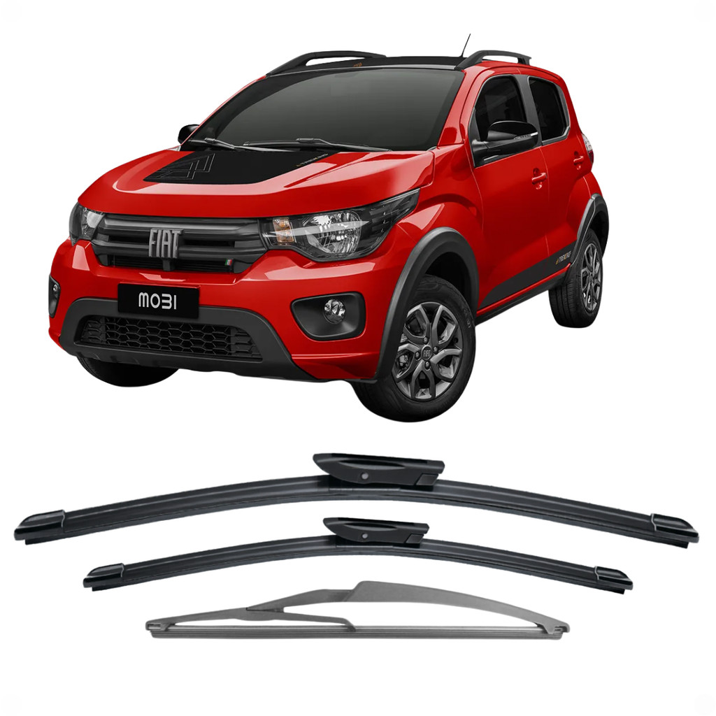 Kit 3 Palhetas MOBI 2020 A 2026 Limpador De Parabrisa Kit 3 Palhetas MOBI 2020 A 2026 Limpador De Parabrisa - Oferta na Shopee