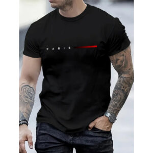 Camiseta Unissex Streetwear Paris Style 100% Algodão Malha 30.1 - Oferta na Shopee