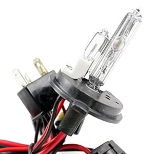 Lampada Reposição Xenon H4-2 Mono Halogena 8000k Bco Azul Un - Oferta na Shopee