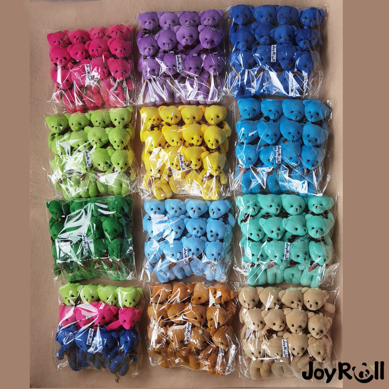 12pcs/Pack JoyRoll 12cm Pingente De Pelúcia Urso Colorida/Boneca De Macia 12pcs/Pack JoyRoll 12cm Pingente De Pelúcia Urso Colorida/Boneca De Macia - Oferta na Shopee