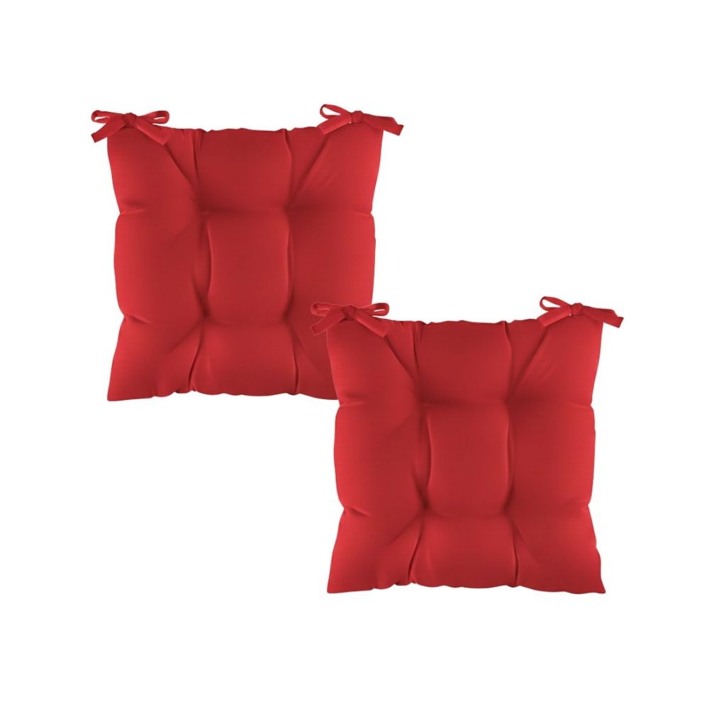 Kit 2 Pçs Almofada Decorativa E Confortavel Futton Oxford Assento p/ Cadeira 40X40cm Cores Diversas Kit 2 Pçs Almofada Decorativa E Confortavel Futton Oxford Assento p/ Cadeira 40X40cm Cores Diversas