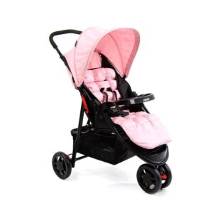 Carrinho de Bebê de Passeio Reclinável Delta Rosa Mescla Voyage - Oferta na Shopee