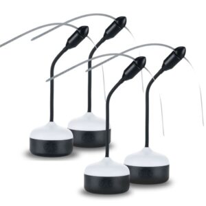 Kit 4 Repelente Ventilador Flexível Espanta Mosca Inseto com Luz - Oferta na Shopee