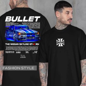 Camiseta Gtr R34 Carro Brian O'Conner Bullet Choppers Paul Walker Skyline Velozes Toretto Furiosos Jdm - Oferta na Shopee