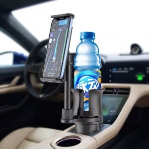 Suporte Celular Para Veiculo Automotivo 360° Ajustável Porta Copos Garrafa LE-134 - Oferta na Shopee