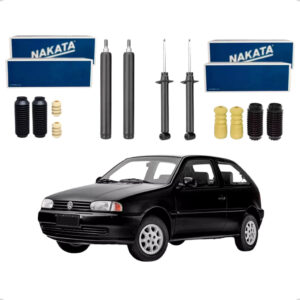 Kit 4 Amortecedor Dianteiro Traseiro Nakata + Batente Coifa Gol Bola Parati G2 G3 G4 - Oferta na Shopee