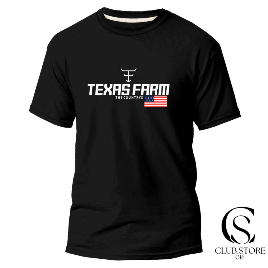 Camiseta Infantil Juvenil Unissex Texas Farm moda Country Rodeio Texas em promoção Camiseta Infantil Juvenil Unissex Texas Farm moda Country Rodeio Texas em promoção - Oferta na Shopee