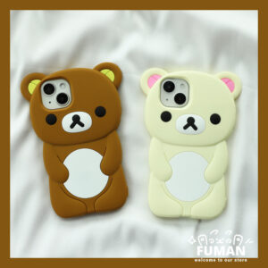 Para iPhone 17 16 15 14 Plus 13 12 11 Pro Max SE3 SE2 SE1 8 7 6 6S 5 5S 4 4S 2022 2020 2016 + Capa De Telefone Rilakkuma - Oferta na Shopee