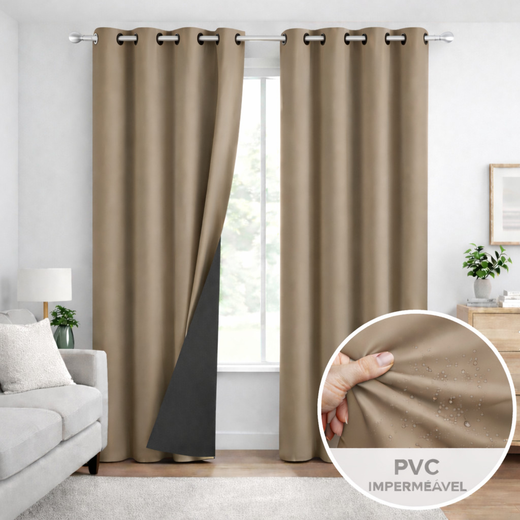 Cortina Blackout 280x160 PVC 100% Corta-Luz Para Sala Quarto Cozinha Cortina Blackout 280x160 PVC 100% Corta-Luz Para Sala Quarto Cozinha - Oferta na Shopee