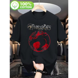 Camiseta Unissex Thundercats Série TV Anos 80 Retrô Anime Pantera Logo Confortável Estilosa Premium Casual - Oferta na Shopee