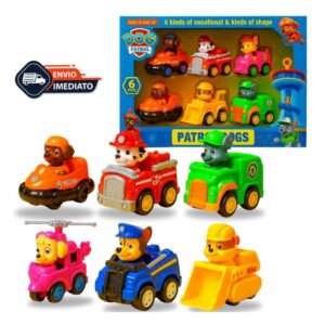Kit 3/6/9 Carrinho Patrulha Canina Brinquedo Coleção Fricção Brinquedos Corrida Infantil Criança - Envio Imediato - Oferta na Shopee