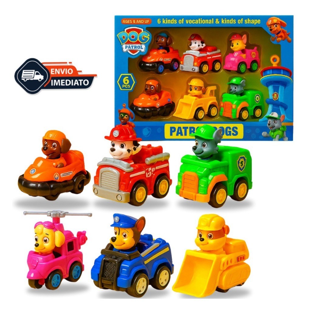 Kit 3/6/9 Carrinho Patrulha Canina Brinquedo Coleção Fricção Brinquedos Corrida Infantil Criança - Envio Imediato Kit 3/6/9 Carrinho Patrulha Canina Brinquedo Coleção Fricção Brinquedos Corrida Infantil Criança - Envio Imediato - Oferta na Shopee
