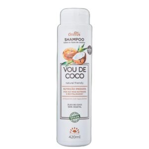Shampoo Griffus Vou De Coco 420ml Blz - Oferta na Shopee
