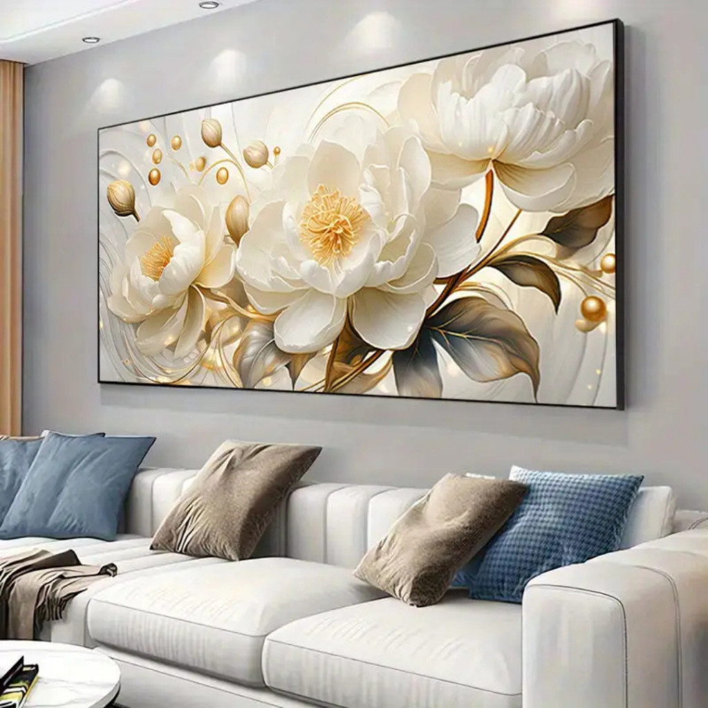 Quadro Decorativo 80x110cm Flores Douradas Mármore Decoração de Parede Hall Luxo Sala Quarto MDF Quadro Decorativo 80x110cm Flores Douradas Mármore Decoração de Parede Hall Luxo Sala Quarto MDF - Oferta na Shopee