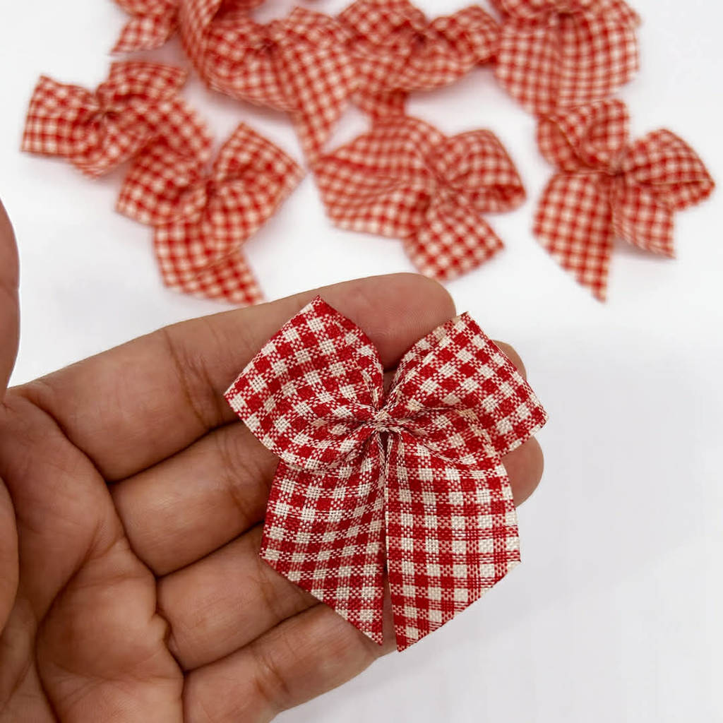 Laço Festa Junina de Tecido XADREZ- VERMELHO - 20 Unidades - Tecido 100% Poliester Laço Festa Junina de Tecido XADREZ- VERMELHO - 20 Unidades - Tecido 100% Poliester - Oferta na Shopee