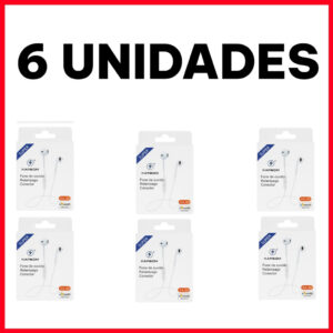 Atacado Kit 4 ou 6 Fone de Ouvido Bluetooth S6  Interligado com Microfone - Oferta na Shopee