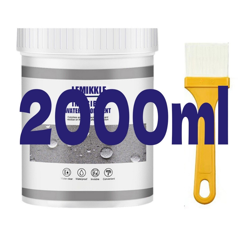 Invisível Impermeável 2000ML/1000ML/500ML Agente De Revestimento Transparente Anti-Vazamento + brush Invisível Impermeável 2000ML/1000ML/500ML Agente De Revestimento Transparente Anti-Vazamento + brush