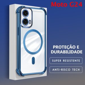 Capa Para Motorola Moto G24 Capinha Anti Choque Case Transparente 0056 FS - Oferta na Shopee