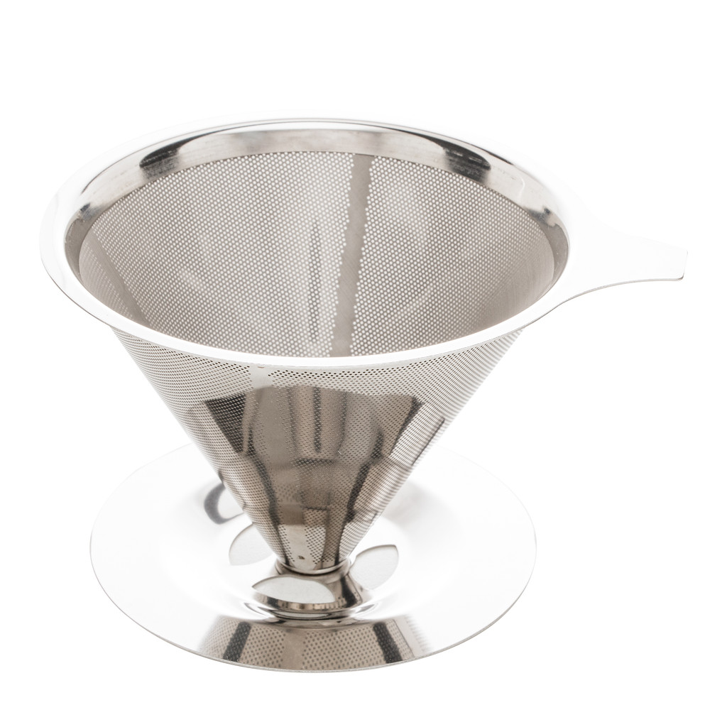 Filtro de Café Inox 102 Coador Reutilizável 14,5x9cm – Lyor Filtro de Café Inox 102 Coador Reutilizável 14,5x9cm – Lyor