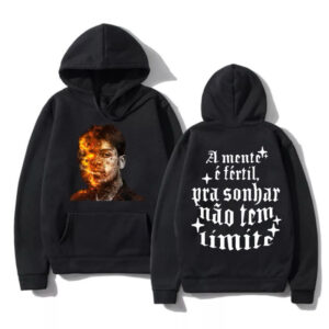 Moletom Canguru Com Capuz Mc Kevin Alta Qualidade Blusa de Frio Estampada Agasalho Flanelado - Oferta na Shopee